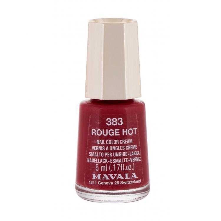 MAVALA Mini Color Cream Lac de unghii pentru femei 5 ml Nuanţă 383 Rouge Hot