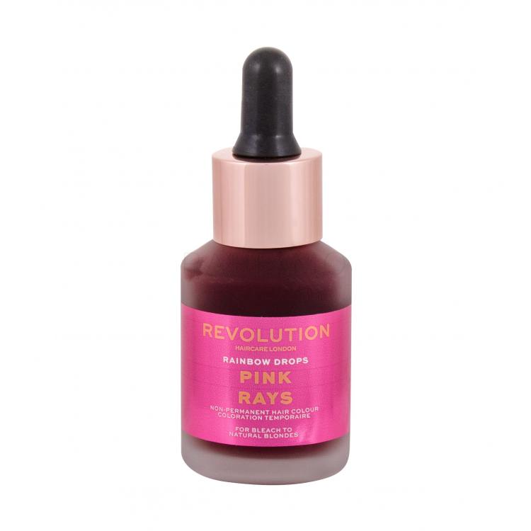 Revolution Haircare London Rainbow Drops Vopsea de păr pentru femei 30 ml Nuanţă Pink Rays