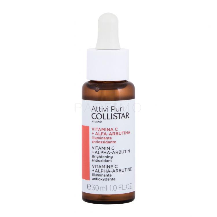 Collistar Pure Actives Vitamin C + Alpha-Arbutin Ser facial pentru femei 30 ml