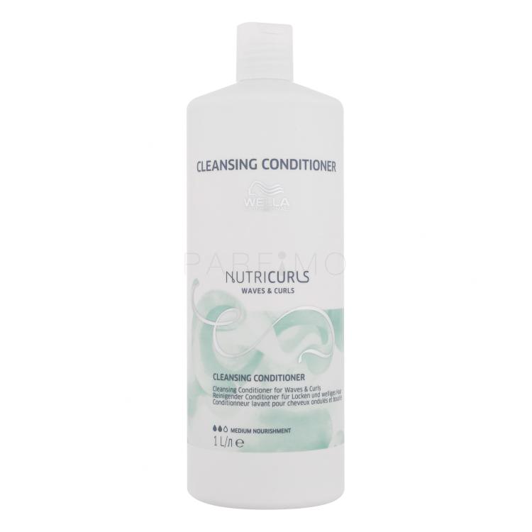 Wella Professionals NutriCurls Cleansing Conditioner Balsam de păr pentru femei 1000 ml