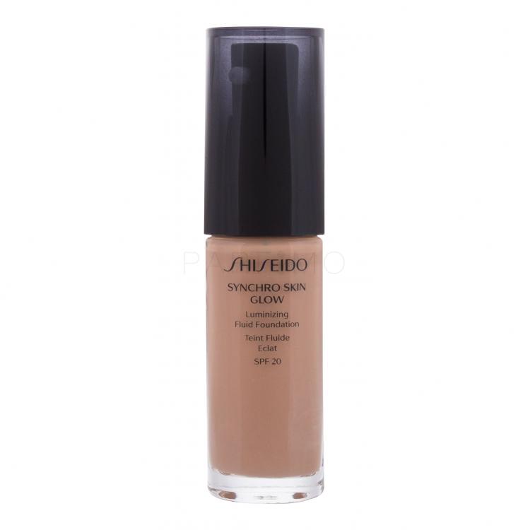 Shiseido Synchro Skin Glow SPF20 Fond de ten pentru femei 30 ml Nuanţă Rose 5