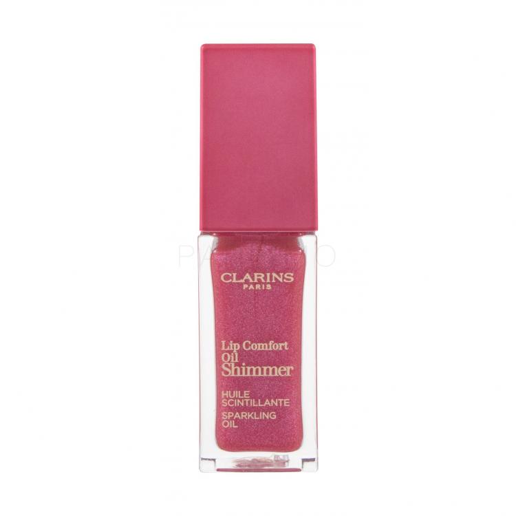 Clarins Lip Comfort Oil Shimmer Ulei de buze pentru femei 7 ml Nuanţă 05 Pretty In Pink
