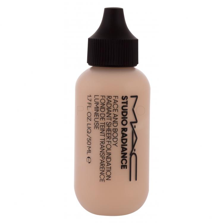 MAC Studio Radiance Face And Body Radiant Sheer Foundation Fond de ten pentru femei 50 ml Nuanţă C2