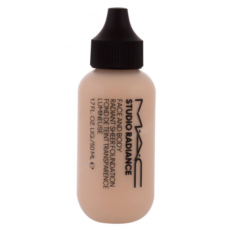 MAC Studio Radiance Face And Body Radiant Sheer Foundation Fond de ten pentru femei 50 ml Nuanţă C2