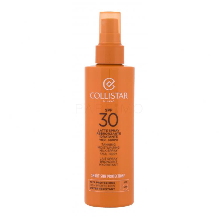 Collistar Smart Sun Protection Tanning Moisturizing Milk Spray SPF30 Pentru corp 200 ml