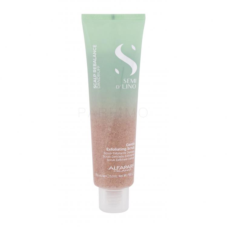 ALFAPARF MILANO Semi Di Lino Scalp Rebalance Gentle Exfoliating Scrub Anti-mătreață pentru femei 150 ml