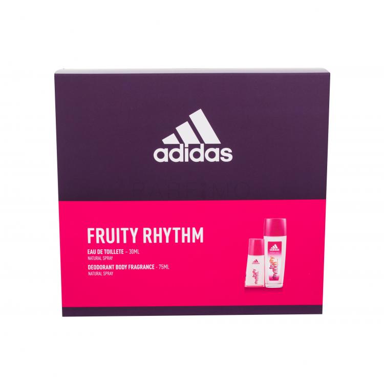 Adidas Fruity Rhythm For Women Set cadou apă de toaletă 30 ml + deodorant 75 ml