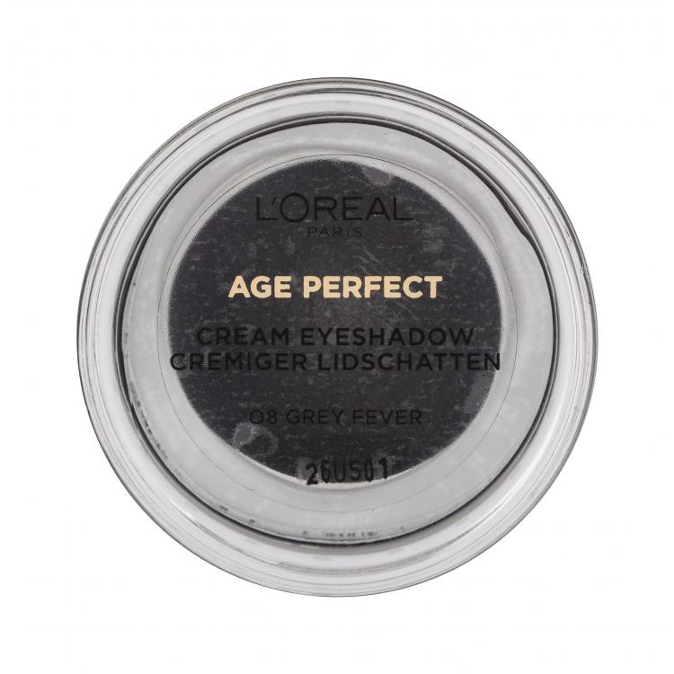 L&#039;Oréal Paris Age Perfect Cream Eyeshadow Fard de pleoape pentru femei 4 ml Nuanţă 08 Grey Fever