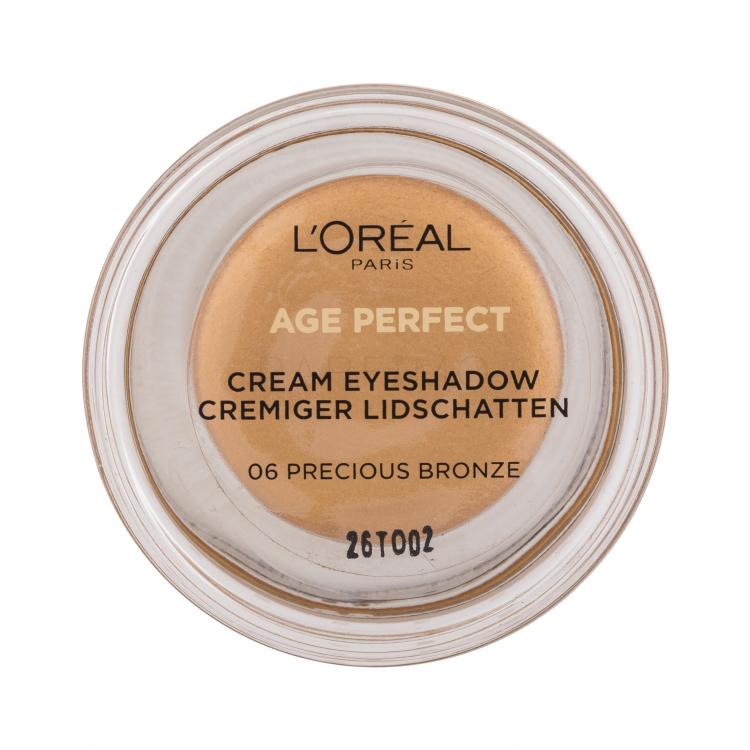 L&#039;Oréal Paris Age Perfect Cream Eyeshadow Fard de pleoape pentru femei 4 ml Nuanţă 06 Precious Bronze