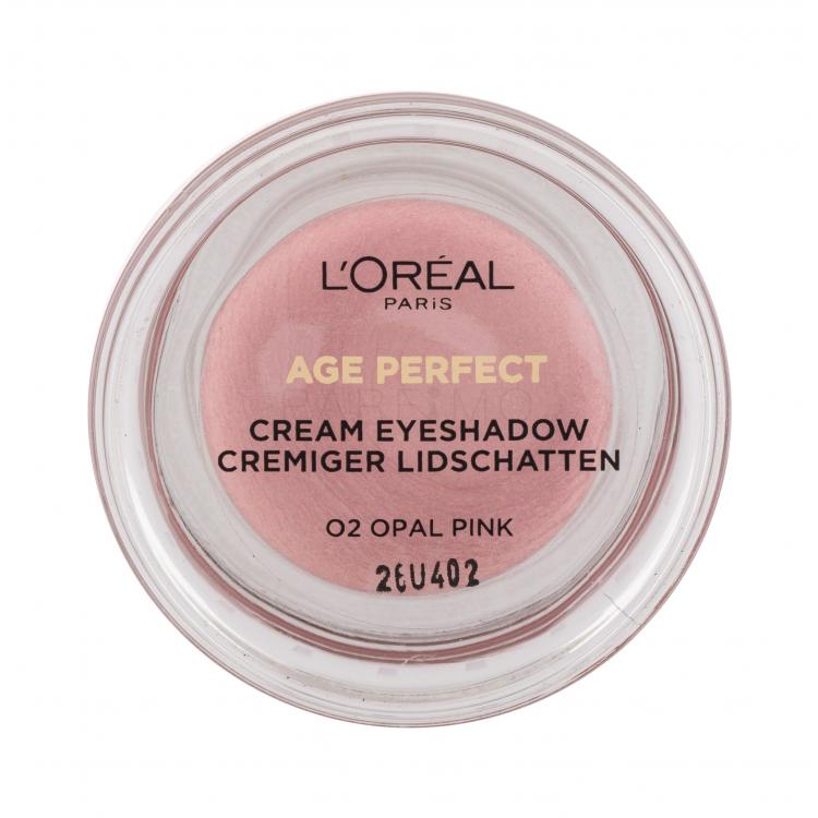 L&#039;Oréal Paris Age Perfect Cream Eyeshadow Fard de pleoape pentru femei 4 ml Nuanţă 02 Opal Pink