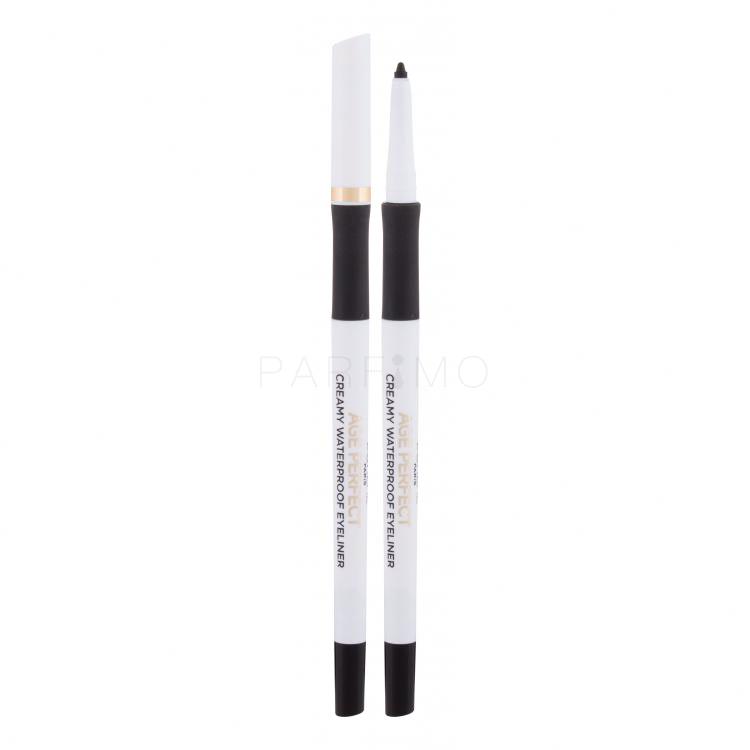 L&#039;Oréal Paris Age Perfect Creamy Waterproof Eyeliner Creion de ochi pentru femei 1,2 g Nuanţă 01 Creamy Black