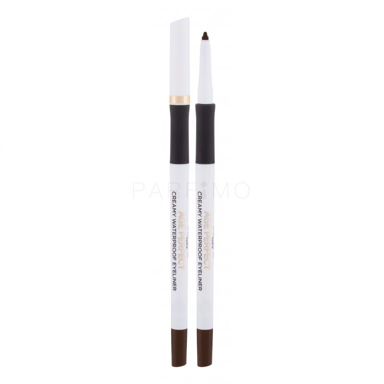 L&#039;Oréal Paris Age Perfect Creamy Waterproof Eyeliner Creion de ochi pentru femei 1,2 g Nuanţă 02 Delicate Brown