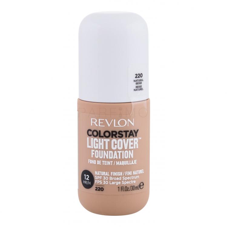Revlon Colorstay Light Cover SPF30 Fond de ten pentru femei 30 ml Nuanţă 220 Natural Beige