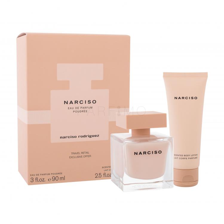 Narciso Rodriguez Narciso Poudrée Set cadou apă de parfum 90 ml + loțiune de corp 75 ml