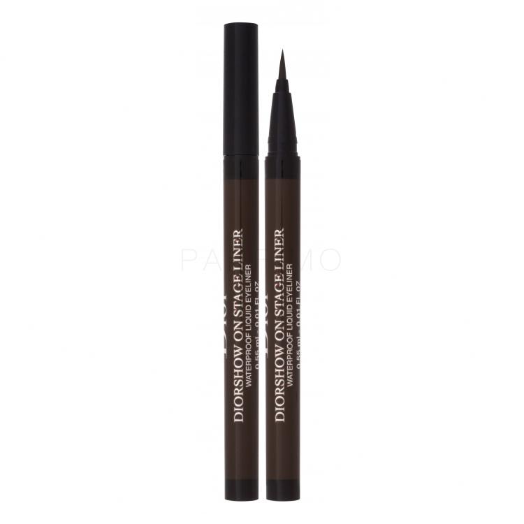 Christian Dior Diorshow On Stage Liner Waterproof Tuș de ochi pentru femei 0,55 ml Nuanţă 781 Matte Brown