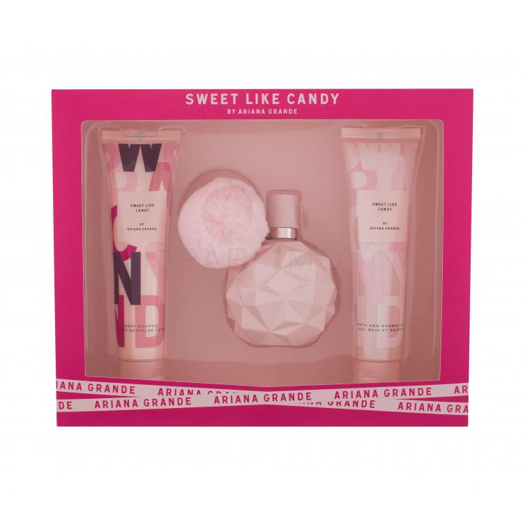 Ariana Grande Sweet Like Candy Set cadou apă de parfum 100 ml + cremă de corp 100 ml + gel de duș 100 ml