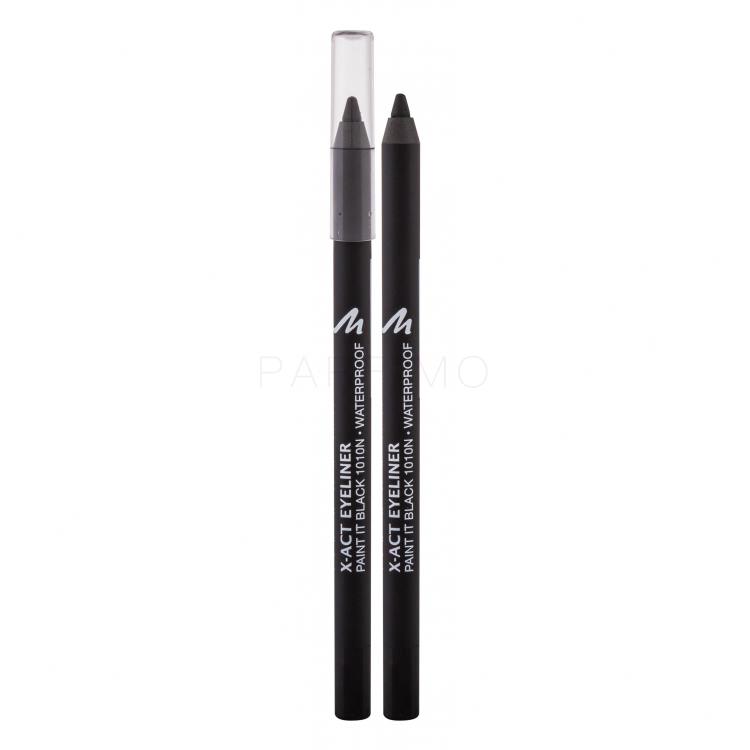 Manhattan X-Act Eyeliner Creion de ochi pentru femei 1,2 g Nuanţă 1010N Paint It Black