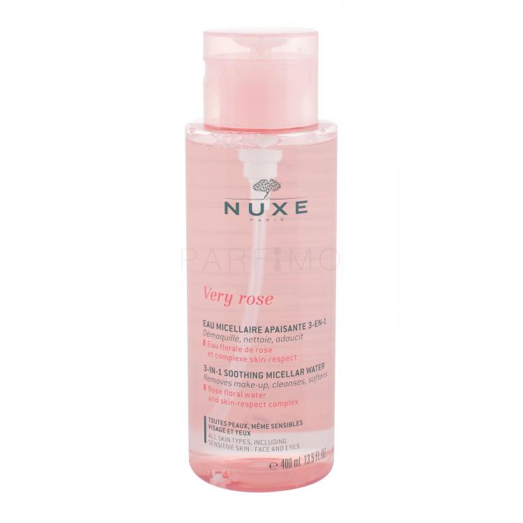 NUXE Very Rose 3-In-1 Soothing Apă micelară pentru femei 400 ml