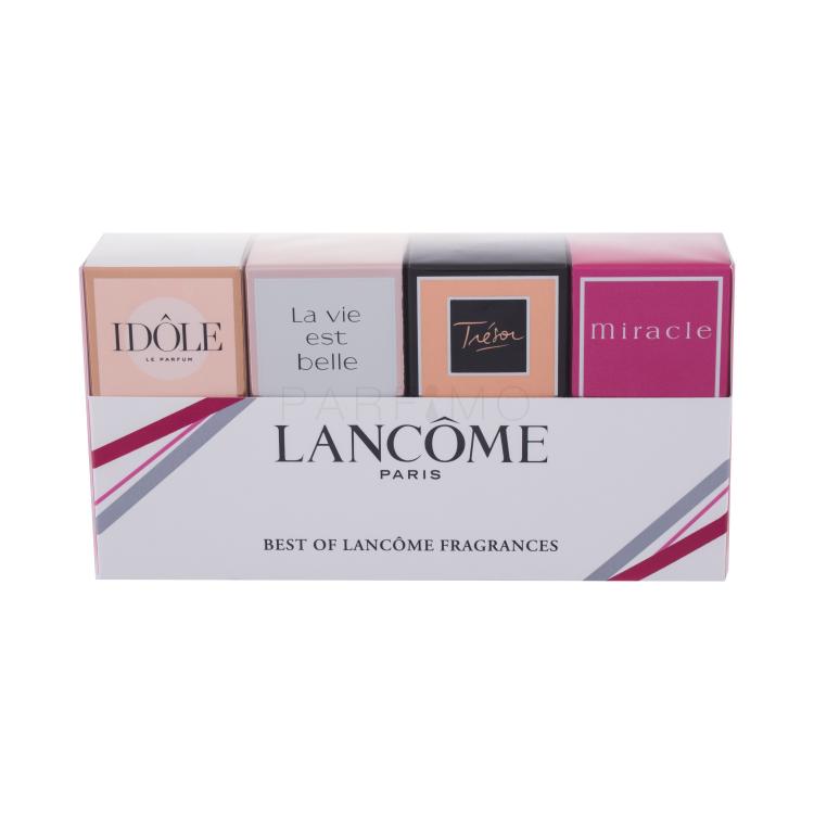 Lancôme Best Of Lancôme Set cadou apă de parfum Trésor 7,5 ml + apă de parfum Idole 5 ml + apă de parfum La Vie Est Belle 4 ml +  apă de parfum Miracle 5 ml