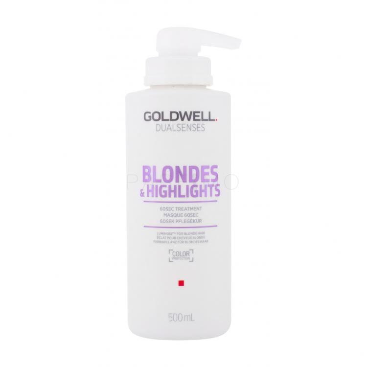 Goldwell Dualsenses Blondes &amp; Highlights 60 Sec Treatment Mască de păr pentru femei 500 ml