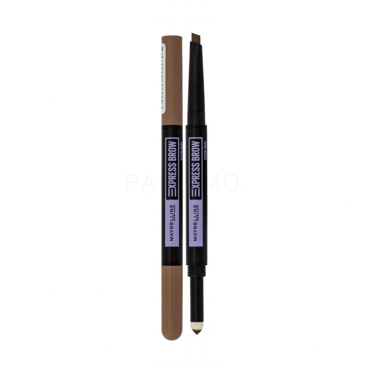 Maybelline Express Brow Satin Duo Creion pentru femei 0,71 g Nuanţă Dark Blonde