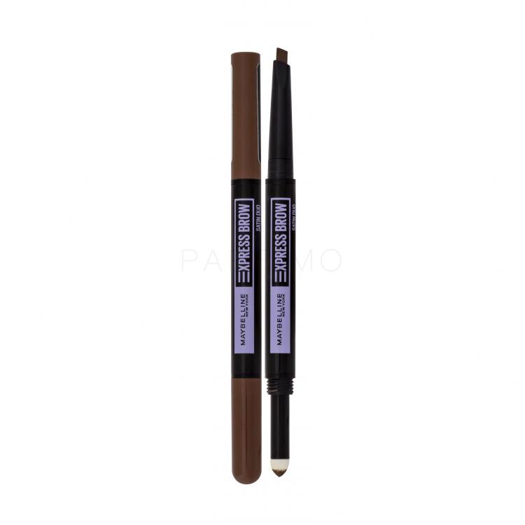 Maybelline Express Brow Satin Duo Creion pentru femei 0,71 g Nuanţă Medium Brown