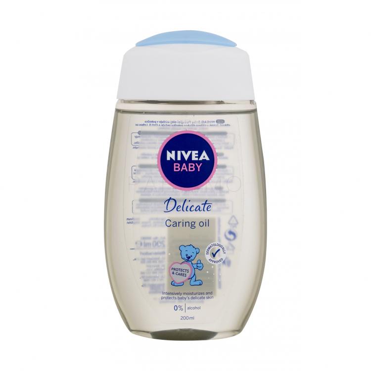 Nivea Baby Delicate Caring Oil Ulei de corp pentru copii 200 ml