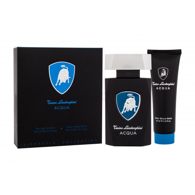 Lamborghini Acqua Set cadou apă de toaletă 125 ml + balsam după bărbierit 90 ml