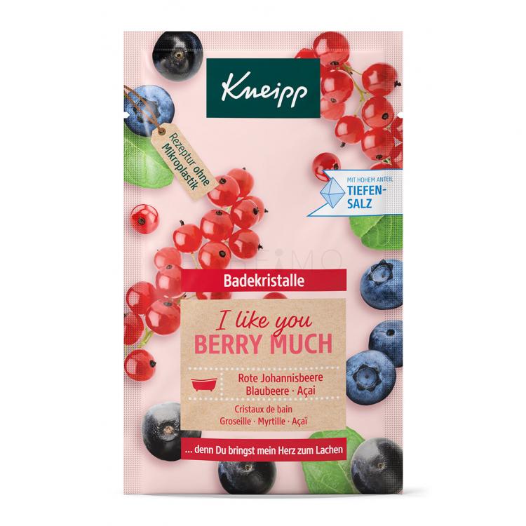 Kneipp Mineral Bath Salt I Like You Berry Much Redcurrant, Blueberry &amp; Acai Sare de baie 60 g