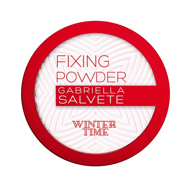 Gabriella Salvete Winter Time Fixing Powder Pudră pentru femei 9 g Nuanţă Transparent