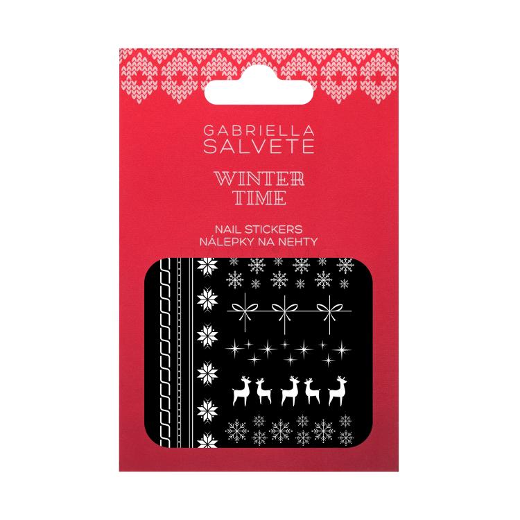 Gabriella Salvete Winter Time Nail Art Stickers Accesorii pentru unghii pentru femei 1 pachet