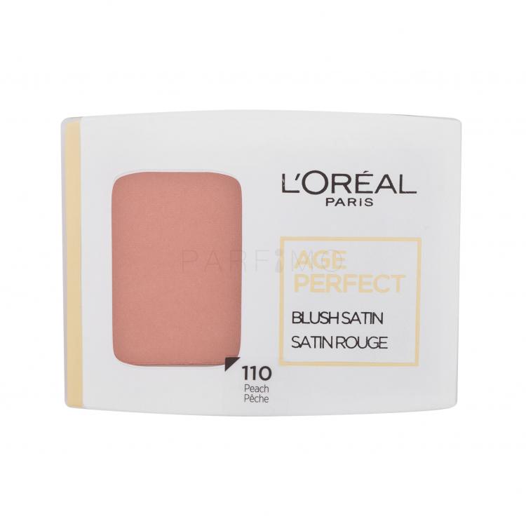 L&#039;Oréal Paris Age Perfect Blush Satin Fard de obraz pentru femei 5 g Nuanţă 110 Peach