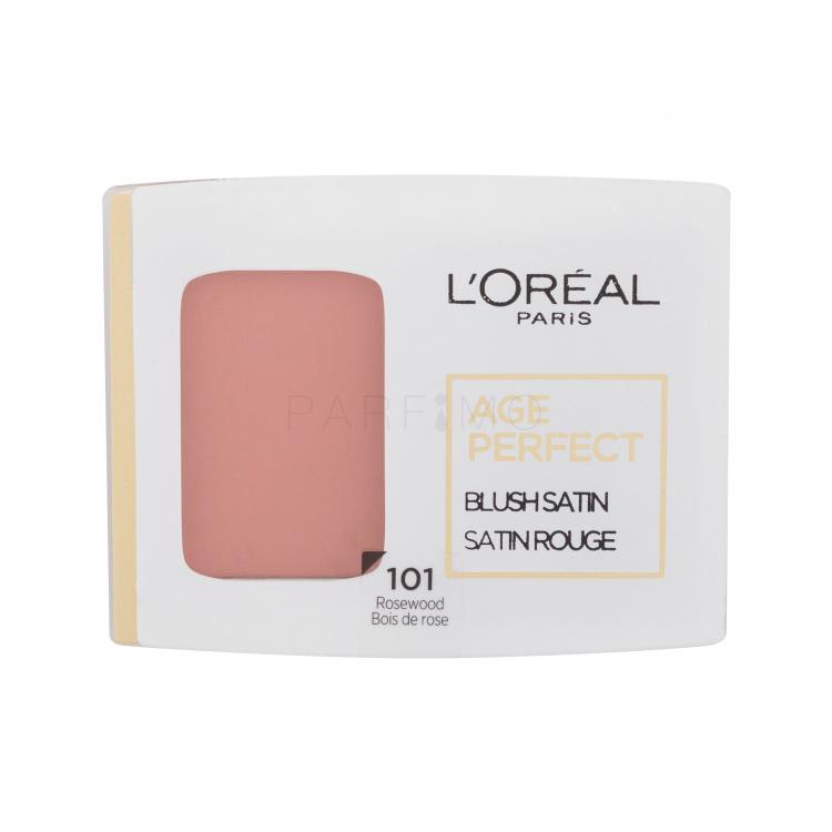 L&#039;Oréal Paris Age Perfect Blush Satin Fard de obraz pentru femei 5 g Nuanţă 101 Rosewood