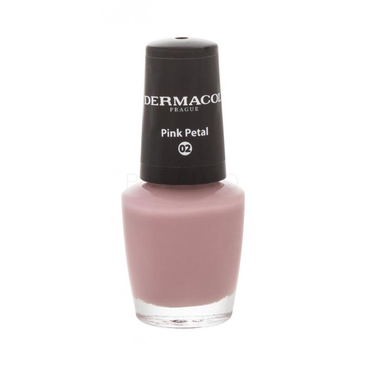 Dermacol Nail Polish Mini Autumn Limited Edition Lac de unghii pentru femei 5 ml Nuanţă 02 Pink Petal