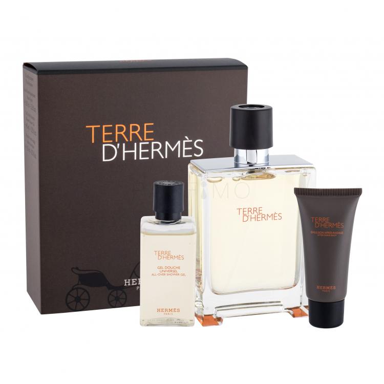 Hermes Terre d´Hermès Set cadou apa de toaleta 100 ml + Gel de duș 40 ml + Balsam după ras 15 ml
