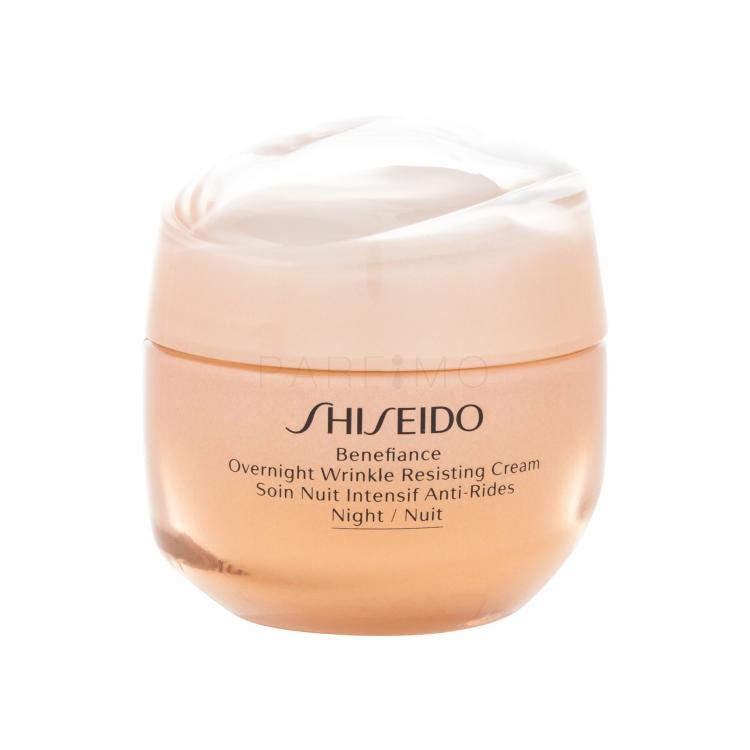 Shiseido Benefiance Overnight Wrinkle Resisting Cream Cremă de noapte pentru femei 50 ml