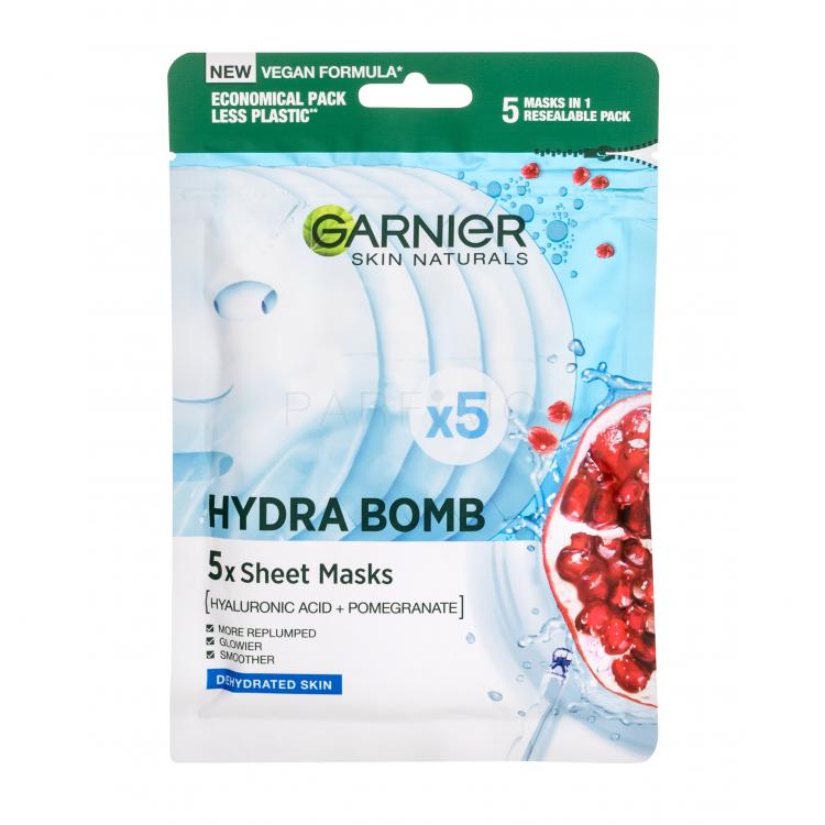 Garnier Skin Naturals Hydra Bomb Mască de față pentru femei 5 buc