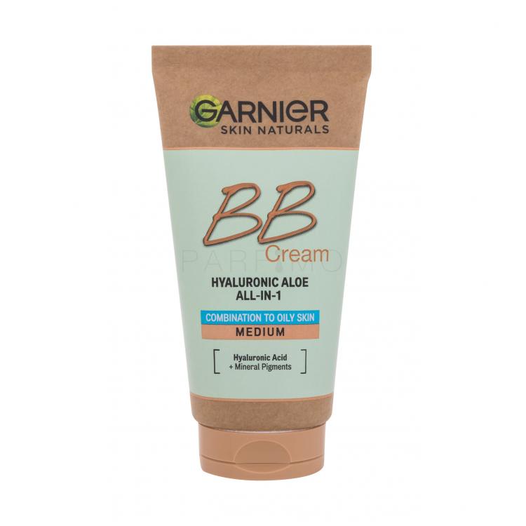 Garnier Skin Naturals BB Cream Hyaluronic Aloe All-In-1 SPF25 Cremă BB pentru femei 50 ml Nuanţă Medium