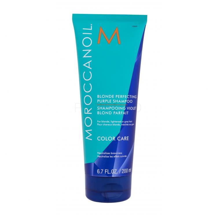 Moroccanoil Color Care Blonde Perfecting Purple Shampoo Șampon pentru femei 200 ml