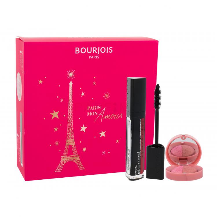 BOURJOIS Paris Volume Reveal Adjustable Volume Set cadou Mascara Volume Reveal Adjustable Mascara 6 ml + fard de obraz Duo Blush 2,9 g 01