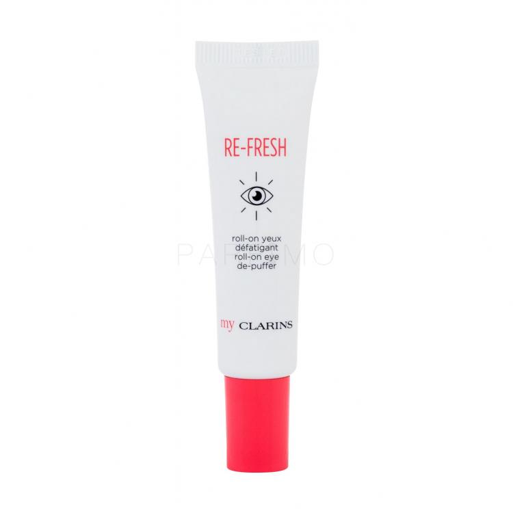 Clarins Re-Fresh Roll-On Eye De-Puffer Gel de ochi pentru femei 15 ml tester