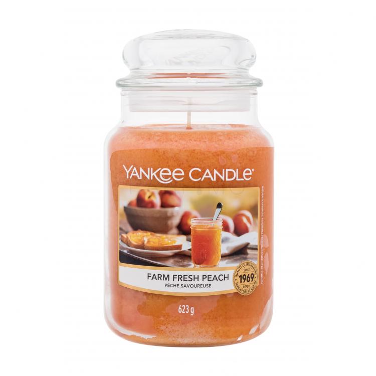 Yankee Candle Farm Fresh Peach Lumânări parfumate 623 g