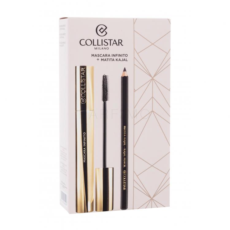 Collistar Infinito Set Set cadou Mascara Infinito 11 ml + creion de ochi Kajal Pencil 1,2 ml Black