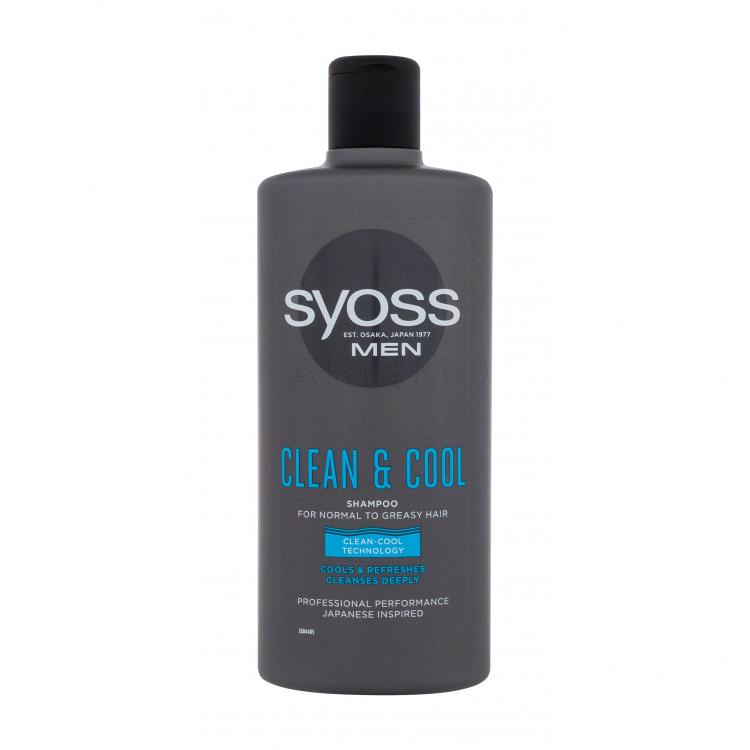 Syoss Men Clean &amp; Cool Șampon pentru bărbați 440 ml