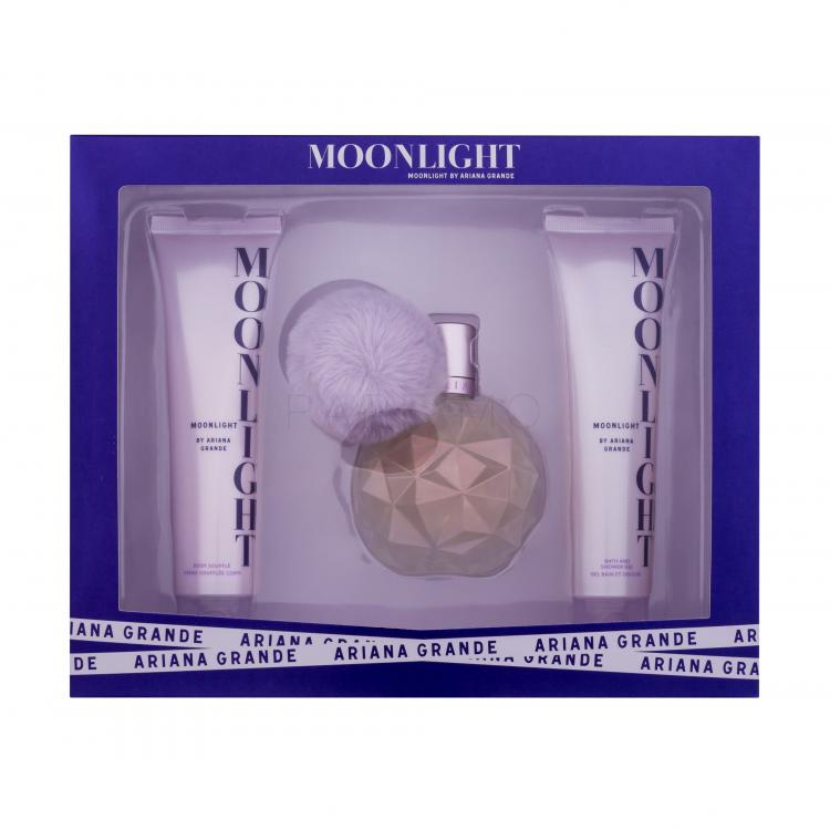 Ariana Grande Moonlight Set cadou Apă de parfum 100 ml + loțiune de corp 100 ml + gel de duș 100 ml