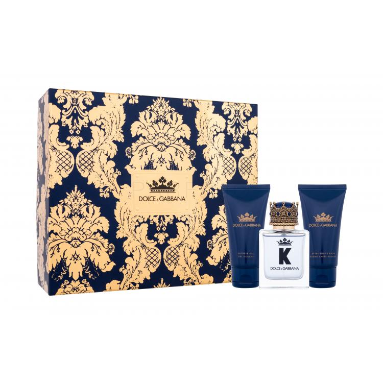 Dolce&amp;Gabbana K Set cadou Apă de toaletă 50 ml + balsam după ras 50 ml + gel de duș 50 ml