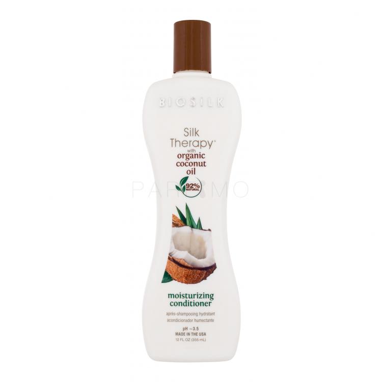 Farouk Systems Biosilk Silk Therapy Coconut Oil Balsam de păr pentru femei 355 ml
