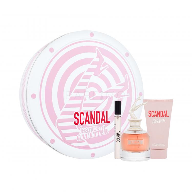 Jean Paul Gaultier Scandal Set cadou Apă de parfum 50 ml + loțiune de corp 75 ml + apă de parfum 10 ml