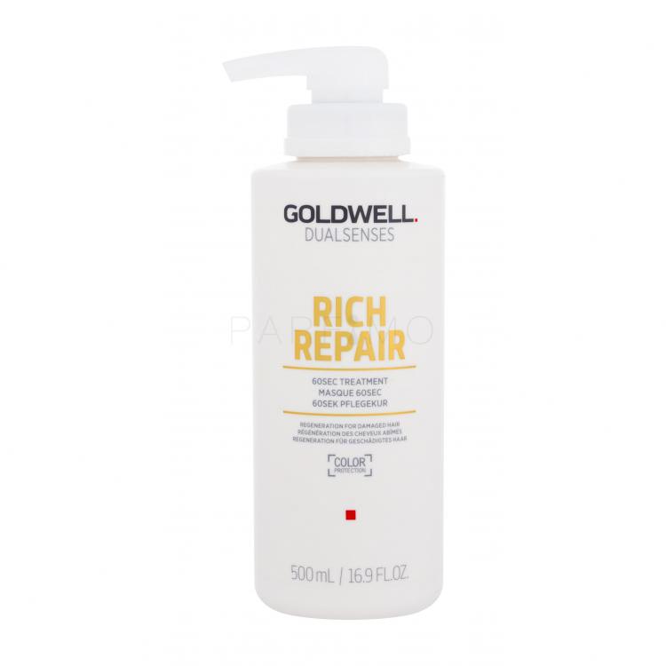 Goldwell Dualsenses Rich Repair 60sec Treatment Mască de păr pentru femei 500 ml