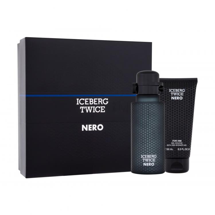 Iceberg Twice Nero Set cadou Apă de toaletă 125 ml + gel de duș 100 ml